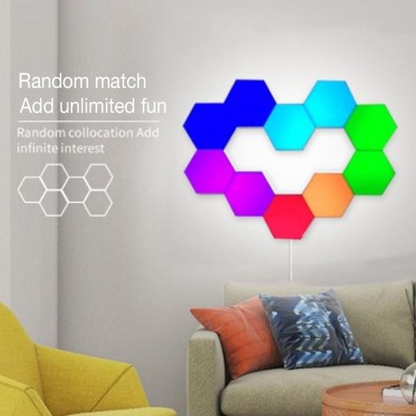 creative rgb touch wall lamp hexagonal adjustable light usb charging remote control led timer night
creative rgb touch wall lamp hexagonal adjustable light usb charging remote control led timer night