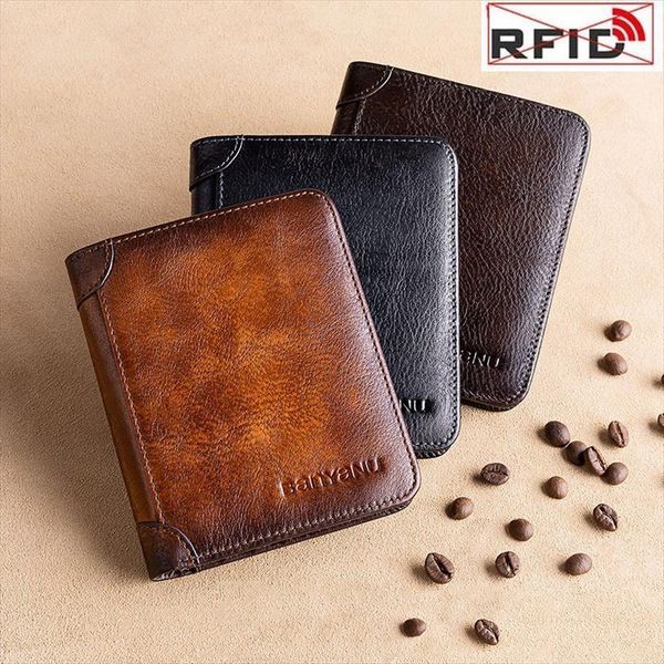 male wallet vintage genuine leather wallets men business credit card holders rfid blocking anti theft purse money clip man, Red;black
male wallet vintage genuine leather wallets men business credit card holders rfid blocking anti theft purse money clip man, Red;black