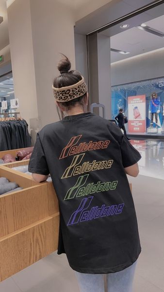 brand quanzhilong's same welldone rainbow short sleeve t-shirt, round neck, loose fashion brand, half sleeve bottom, White;black
brand quanzhilong's same welldone rainbow short sleeve t-shirt, round neck, loose fashion brand, half sleeve bottom, White;black
