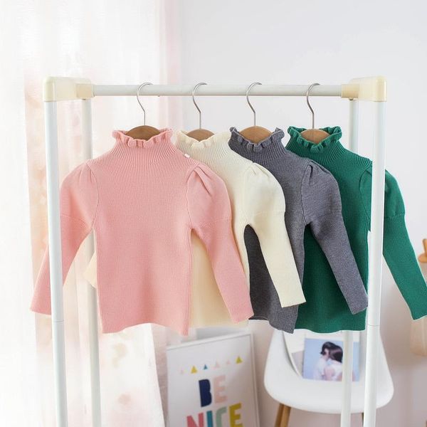 pullover 1-5 years 4 colors infant solid color sweater baby girls autumn winter puff sleeve turtleneck collar pullovers knit, Blue
pullover 1-5 years 4 colors infant solid color sweater baby girls autumn winter puff sleeve turtleneck collar pullovers knit, Blue
