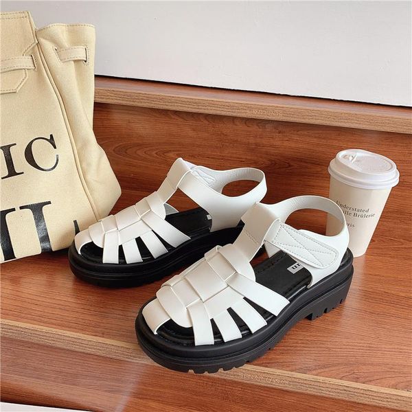 rome women's closed toe sandals flat shoes round leather holiday beach woman comfort thick sole sandalias mujer, Black
rome women's closed toe sandals flat shoes round leather holiday beach woman comfort thick sole sandalias mujer, Black