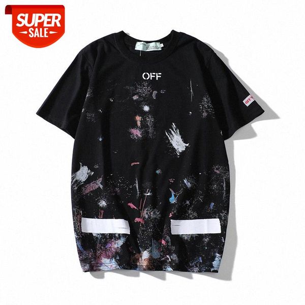european and american fashion brand off firework graffiti short-sleeved t-shirt ow white men women couple casual round neck bottoming #ux1k, White;black
european and american fashion brand off firework graffiti short-sleeved t-shirt ow white men women couple casual round neck bottoming #ux1k, White;black