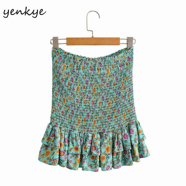 yenkye floral print holiday boho skirt women elastic high waist hem ruffle mini skirt holiday summer cotton jupe femme 210515, Black
yenkye floral print holiday boho skirt women elastic high waist hem ruffle mini skirt holiday summer cotton jupe femme 210515, Black
