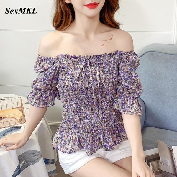 women's blouses & shirts summer off shoulder puff sleeve women 2021 fashion casual floral printed chiffon slim french corset b, White
women's blouses & shirts summer off shoulder puff sleeve women 2021 fashion casual floral printed chiffon slim french corset b, White