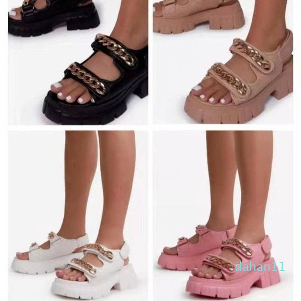 sandals women summer fashion women's 2021 metal chain platform shoes roman casual woman, Black
sandals women summer fashion women's 2021 metal chain platform shoes roman casual woman, Black