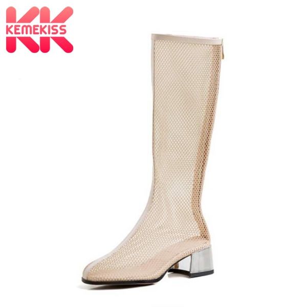 boots kemekiss arrival summer women long fashion hollow out shoes convenient zipper knee thick heels size 31-43, Black
boots kemekiss arrival summer women long fashion hollow out shoes convenient zipper knee thick heels size 31-43, Black