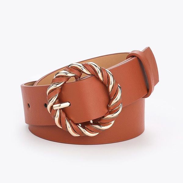 belts leather belt for women fashion jeans classic retro simple round buckle dress punk female waistband, Black;brown
belts leather belt for women fashion jeans classic retro simple round buckle dress punk female waistband, Black;brown