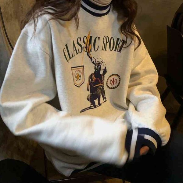autumn letter print sweatshirts women hoodies loose casual cotton round neck warm long sleeve female sweatshirt 210813, Black
autumn letter print sweatshirts women hoodies loose casual cotton round neck warm long sleeve female sweatshirt 210813, Black