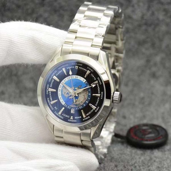 black dial aqua terra 150m worldtimer limited watch 41mm automatic movement ocean stainless steel sports sea around the world mens watches, Slivery;brown
black dial aqua terra 150m worldtimer limited watch 41mm automatic movement ocean stainless steel sports sea around the world mens watches, Slivery;brown