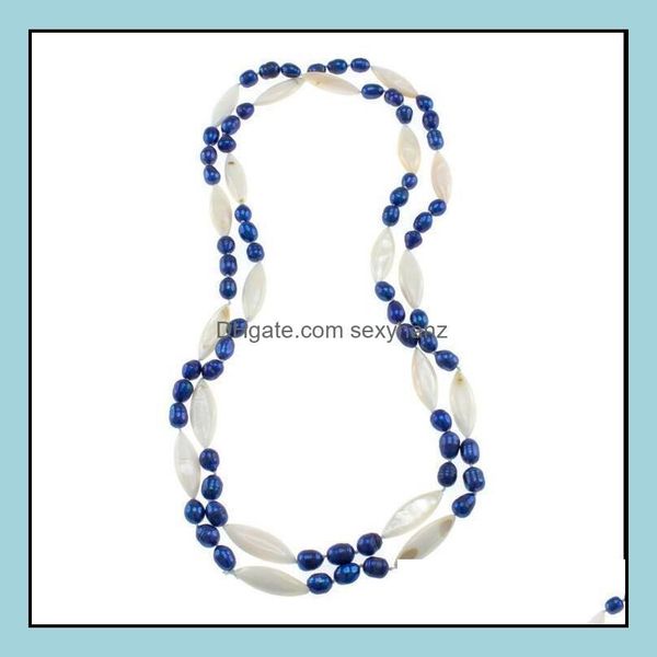 necklaces & pendants jewelry >>> 7-8mm oval blue white ctured freshwater pearl shell 48" endless necklace chains drop delivery, Silver
necklaces & pendants jewelry >>> 7-8mm oval blue white ctured freshwater pearl shell 48" endless necklace chains drop delivery, Silver