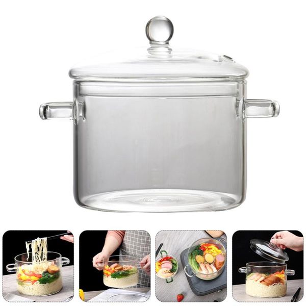 bowls transparent stove heating glass bowl noodles soup pot with lid (1350ml)
bowls transparent stove heating glass bowl noodles soup pot with lid (1350ml)