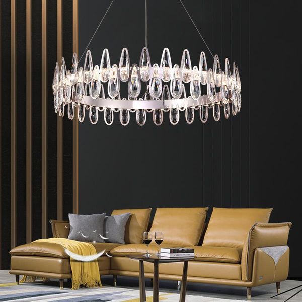 chandeliers k9 crystal postmodern luxury chandelier lighting dining living room round hanging lamp bedroom home deco water drop led fixtures
chandeliers k9 crystal postmodern luxury chandelier lighting dining living room round hanging lamp bedroom home deco water drop led fixtures
