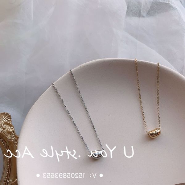 u excellent jewelry japan and south korea xiaojindoudou women's clavicle chain titanium steel 18k color preserving fashion temperament, Black
u excellent jewelry japan and south korea xiaojindoudou women's clavicle chain titanium steel 18k color preserving fashion temperament, Black