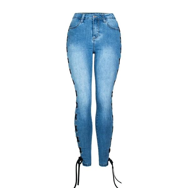 women's jeans fashion trend blue denim pencil pants cross-leg strappy trousers slim slimming slim-fit tethered
women's jeans fashion trend blue denim pencil pants cross-leg strappy trousers slim slimming slim-fit tethered