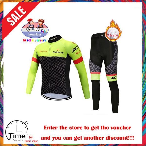 child winter thermal fleece bike 2021 long sleeve kids cycling jersey outdoor mountain bicycle uniform clothing wear clothes set1, Black;blue
child winter thermal fleece bike 2021 long sleeve kids cycling jersey outdoor mountain bicycle uniform clothing wear clothes set1, Black;blue