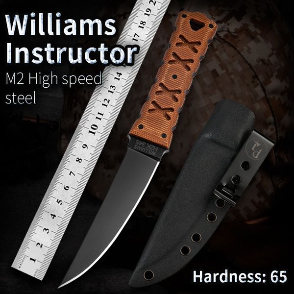 M2 HSS Tactical Knife Camping Survival Knife Fixed Blades Outdoor Hand Tools Space Linen
M2 HSS Tactical Knife Camping Survival Knife Fixed Blades Outdoor Hand Tools Space Linen