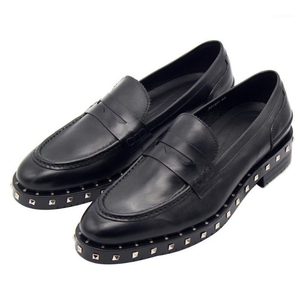 dress shoes winter classics oxford handmade loafers slip on genuine leather black formal rivet wedding men1
dress shoes winter classics oxford handmade loafers slip on genuine leather black formal rivet wedding men1