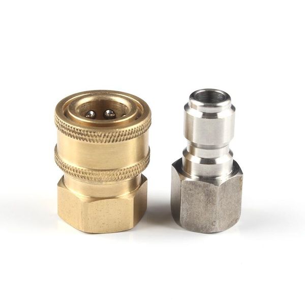 copper 3/8'' high pressure washer quick connector garden water gun wash car connect hose accessory watering equipments
copper 3/8'' high pressure washer quick connector garden water gun wash car connect hose accessory watering equipments
