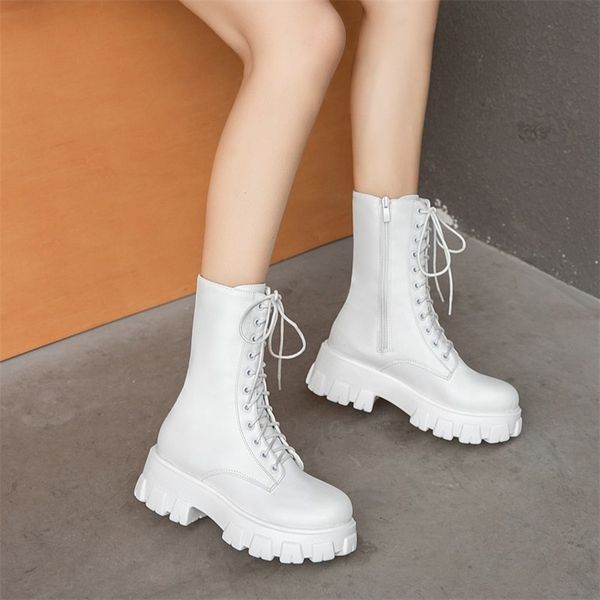 women motorcycle boots wedges flat shoes woman high heel platform pu leather boots lace up women shoes black boots girls 210914
women motorcycle boots wedges flat shoes woman high heel platform pu leather boots lace up women shoes black boots girls 210914