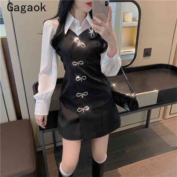 two piece set women bulk items wholesale lots spring autumne office lady korean chic wild outfits shirt + dress 210531, White
two piece set women bulk items wholesale lots spring autumne office lady korean chic wild outfits shirt + dress 210531, White