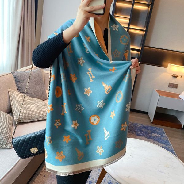 tippet muffler scarf winter plant flower imitation cashmere scarf women's double-sided long warm thickened shawl live broadcast, Blue;gray
tippet muffler scarf winter plant flower imitation cashmere scarf women's double-sided long warm thickened shawl live broadcast, Blue;gray
