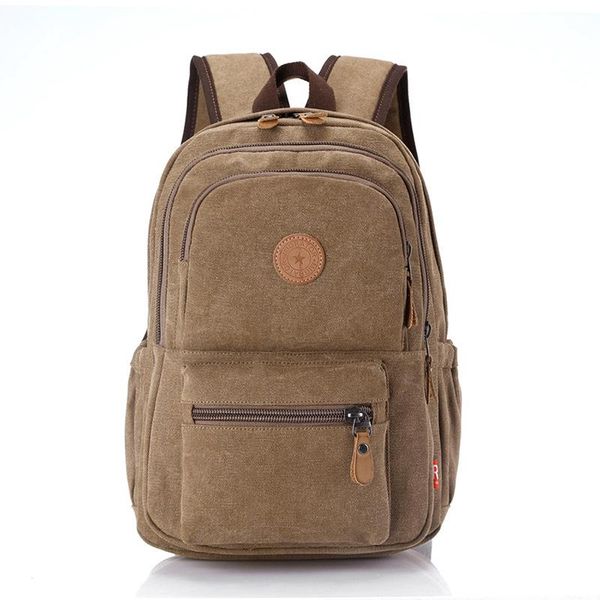 backpack vintage men's canvas travel schoolbag male large capacity zipper rucksack shoulder notebook school bags
backpack vintage men's canvas travel schoolbag male large capacity zipper rucksack shoulder notebook school bags