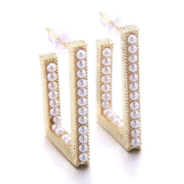 hoop & huggie classic style women earring pearl embellishment for fashion jewelry prevent allergy, Golden;silver
hoop & huggie classic style women earring pearl embellishment for fashion jewelry prevent allergy, Golden;silver