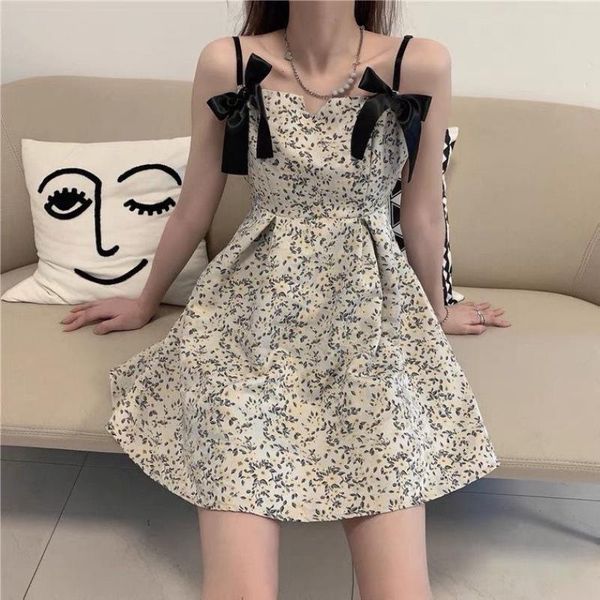 casual dresses summer women's dress 2021 girl floral women spaghetti strap party sundress vestidos, Black;gray
casual dresses summer women's dress 2021 girl floral women spaghetti strap party sundress vestidos, Black;gray