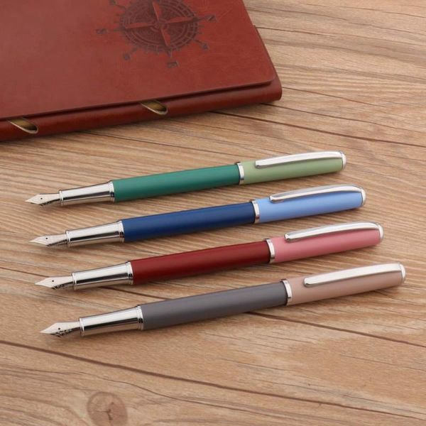 fountain pens metal 320 pen retro morandi color business office school supplies writing ink
fountain pens metal 320 pen retro morandi color business office school supplies writing ink