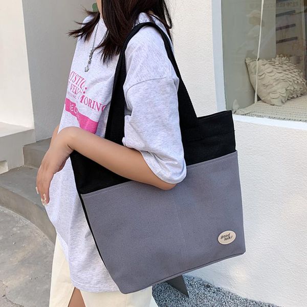 evening bags canvas fabric stitching design women's single shoulder bag fashion handbag shopping simple big brand
evening bags canvas fabric stitching design women's single shoulder bag fashion handbag shopping simple big brand