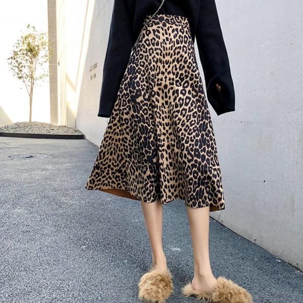 skirts leopard womens elegant lady elastic waist print skirt woman high a-line satin faldas mujer moda, Black
skirts leopard womens elegant lady elastic waist print skirt woman high a-line satin faldas mujer moda, Black