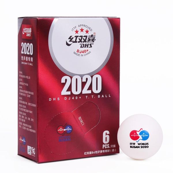 6balls dhs d40+ table tennis plastic ball 3 star pong balls ittf approved for 2021 busan world championships
6balls dhs d40+ table tennis plastic ball 3 star pong balls ittf approved for 2021 busan world championships