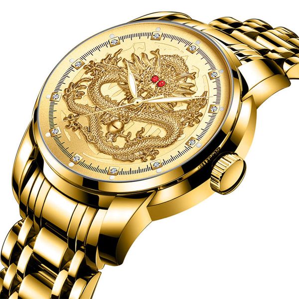 watch adas embossed golden dragon waterproof non mechanical men's diamond inlaid red middle-aged and elderly, Slivery;brown
watch adas embossed golden dragon waterproof non mechanical men's diamond inlaid red middle-aged and elderly, Slivery;brown