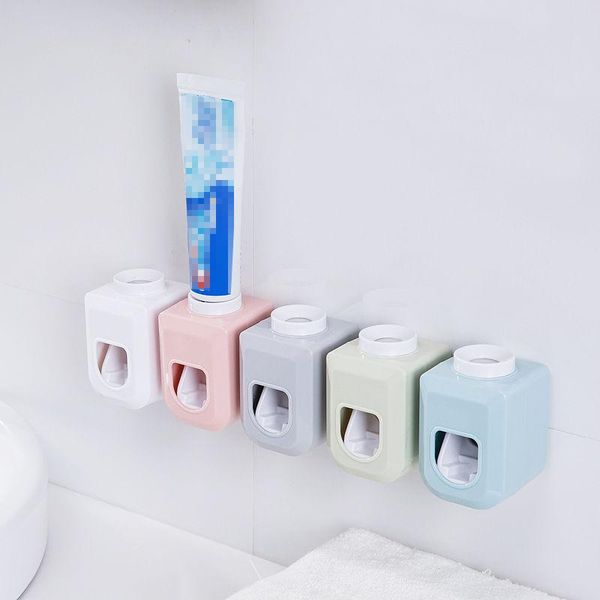 plastic wall-mounted adhesive automatic toothpaste dispenser squeezer quick take straw rack toothbrush holders
plastic wall-mounted adhesive automatic toothpaste dispenser squeezer quick take straw rack toothbrush holders