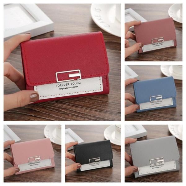 short buckle women wallets leather purse ladies card bag clutch female money clip slim wallet versatile walle, Red;black
short buckle women wallets leather purse ladies card bag clutch female money clip slim wallet versatile walle, Red;black