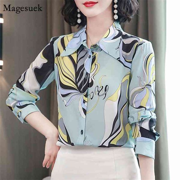 autumn shirt women all-match long sleeve printed silk button up large size and blouses 10721 210512, White
autumn shirt women all-match long sleeve printed silk button up large size and blouses 10721 210512, White
