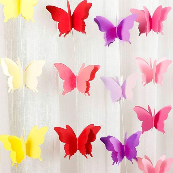 party decoration 20pcs 3m diy colorful 3d paper butterfly banner hanging decorative garland for wedding baby shower birthday decorations
party decoration 20pcs 3m diy colorful 3d paper butterfly banner hanging decorative garland for wedding baby shower birthday decorations