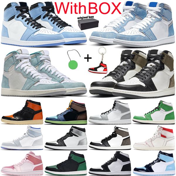 with box mens basketball shoes jumpman 1s university blue hyper royal 1 dark mocha phantom women platform sneakers outdoor sports traine 
with box mens basketball shoes jumpman 1s university blue hyper royal 1 dark mocha phantom women platform sneakers outdoor sports traine
