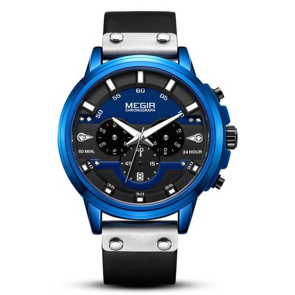 wristwatches tide brand megir 2080 men's watch sports waterproof fashion multi-function calendar leather quartz male, Slivery;brown
wristwatches tide brand megir 2080 men's watch sports waterproof fashion multi-function calendar leather quartz male, Slivery;brown