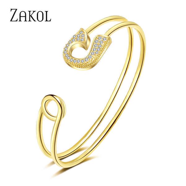 zakol luxury cubic zirconia pin shape creative adjustable cuff bracelet for women trendy wedding dinner birthday gift jewelry q0720, Black
zakol luxury cubic zirconia pin shape creative adjustable cuff bracelet for women trendy wedding dinner birthday gift jewelry q0720, Black