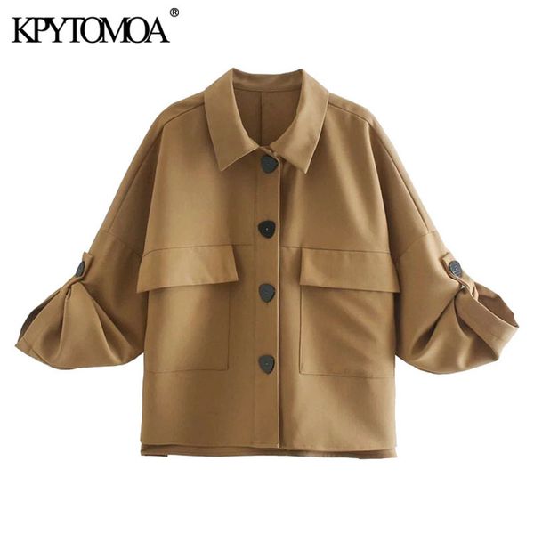 women fashion with pocket oversized asymmet jacket coat vintage long adjustable sleeves female outerwear chic 210416, Black;brown
women fashion with pocket oversized asymmet jacket coat vintage long adjustable sleeves female outerwear chic 210416, Black;brown