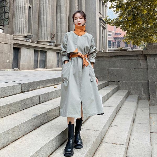women's trench coats coat for women vintage elegant loose casual long windbreaker spring fall clothes female belted outerwear cloak f4, Tan;black
women's trench coats coat for women vintage elegant loose casual long windbreaker spring fall clothes female belted outerwear cloak f4, Tan;black