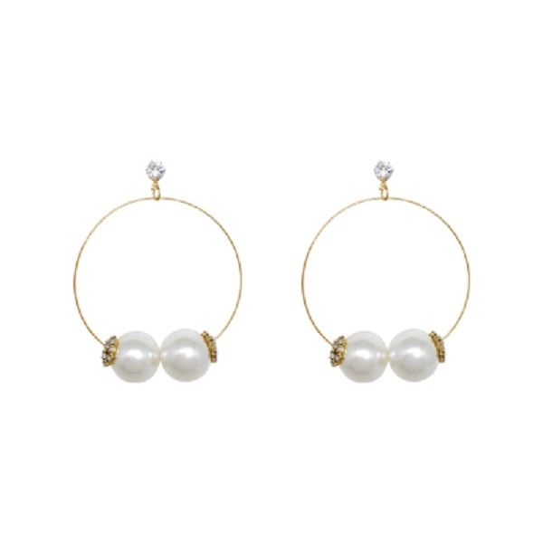 exaggerated fashion luxury designer big circular hoop diamond pearl stud earrings for women girls silver post, Golden;silver
exaggerated fashion luxury designer big circular hoop diamond pearl stud earrings for women girls silver post, Golden;silver
