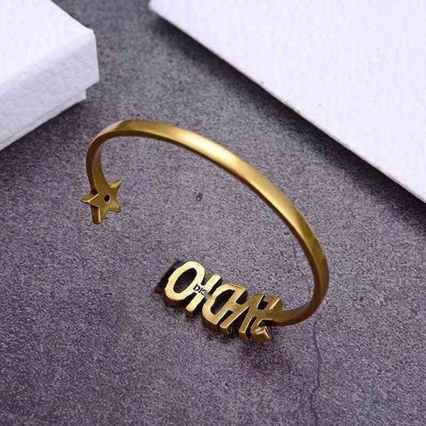 factory specials aa new ja letter bracelet women's brass wind open bracelet c21p, Black
factory specials aa new ja letter bracelet women's brass wind open bracelet c21p, Black