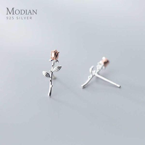 romantic rose flower stud earring 925 sterling silver for women fashion simple ear pin jewelry valentine's day present 210707, Golden;silver
romantic rose flower stud earring 925 sterling silver for women fashion simple ear pin jewelry valentine's day present 210707, Golden;silver