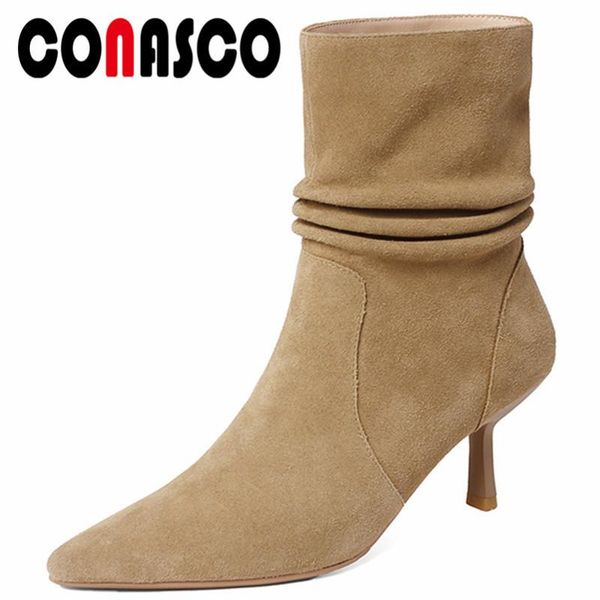 boots conasco retro elegant women ankle autumn winter warm cow suede wedding basic party prom office lady concise shoes woman, Black
boots conasco retro elegant women ankle autumn winter warm cow suede wedding basic party prom office lady concise shoes woman, Black