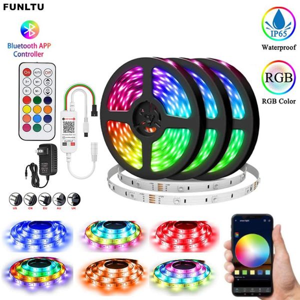 strips funltu led lights dream color bluetooth 5m 10m 15m 20m rgb modes diode tape dc12v adapter phone app controller
strips funltu led lights dream color bluetooth 5m 10m 15m 20m rgb modes diode tape dc12v adapter phone app controller