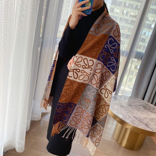 tippet muffler scarf autumn and winter color matching letter imitation cashmere scarf women's thickened warm soft double-sided shawl lo, Blue;gray
tippet muffler scarf autumn and winter color matching letter imitation cashmere scarf women's thickened warm soft double-sided shawl lo, Blue;gray