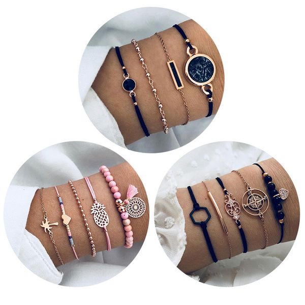 kimter women bohemia bracelet jewelry charm adjustable chain compass totem black hexagon bracelets love diamond pendant dhl k79fa, Golden;silver
kimter women bohemia bracelet jewelry charm adjustable chain compass totem black hexagon bracelets love diamond pendant dhl k79fa, Golden;silver