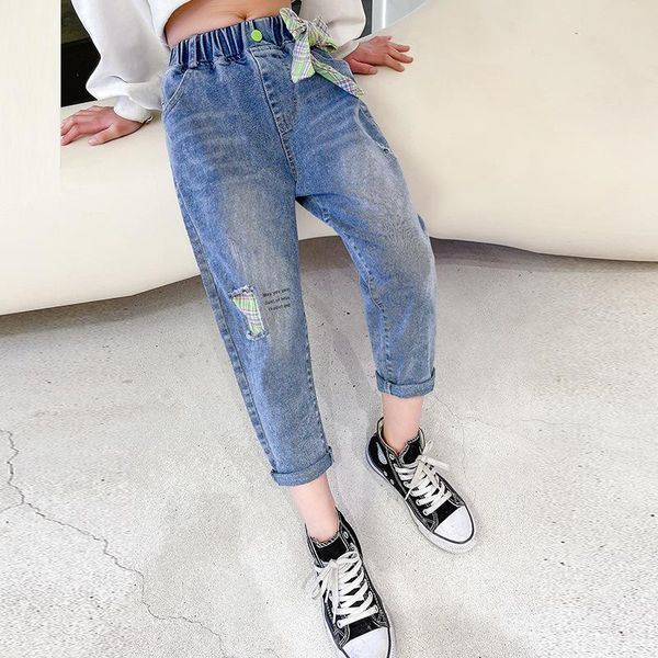 jeans for girls clothes kids cowboy pants children denim trousers clothing bow stretch, Blue
jeans for girls clothes kids cowboy pants children denim trousers clothing bow stretch, Blue